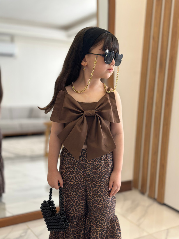 ست کراپ و شلوار ستیا پک ۸ عددی
