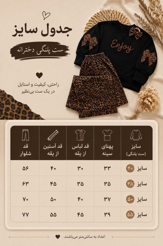 ست دخترانه مدل ملیسا